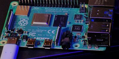 An image of a Raspberry Pi Single Board Computer