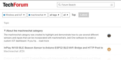Image of Overall TechForum category on MachineChat
