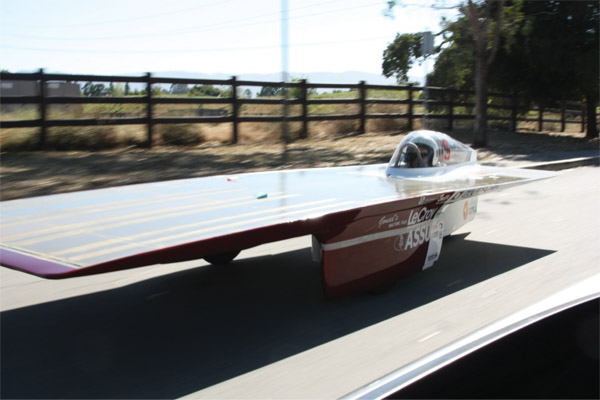 Image of Stanford University’s Xenith solar racer
