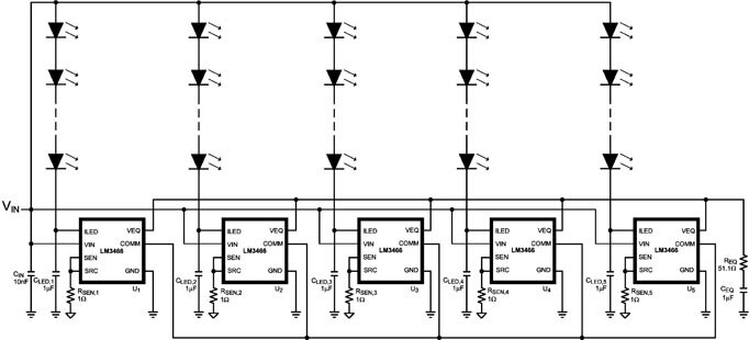 Image of Aimed at lighting systems that require multiple strings of LEDs