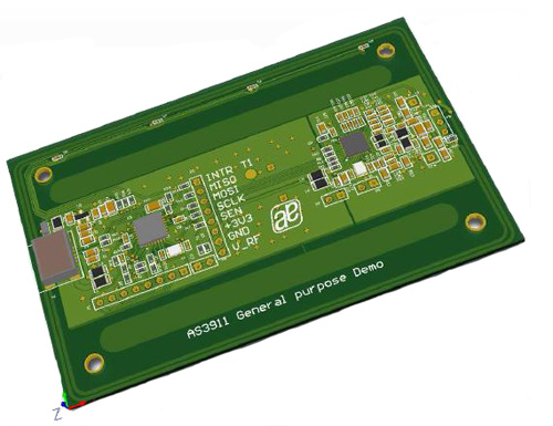 Image of ams demo reader board