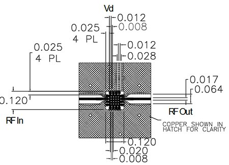 Diagram of MACOM’s MAAL-011111 layout
