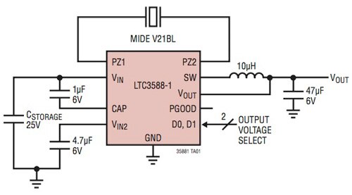 Image of Designed for piezoelectric energy harvesting