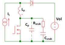 Image of resistor-capacitor snubber configuration