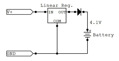 Image of Cymbet charging circuit for a Li-ion battery