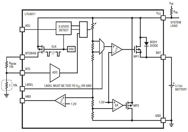 Image of Linear Technology LTC4071