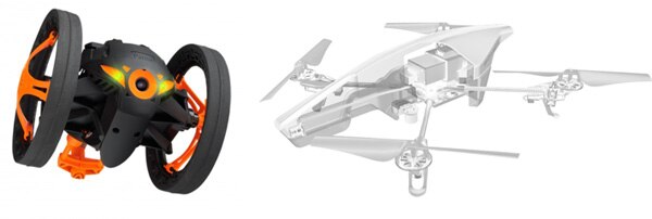 Image of Jumping Sumo and AR.Drone2.0 Quadricopter