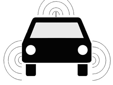 Image of top-mounted primary-cellular link antennas