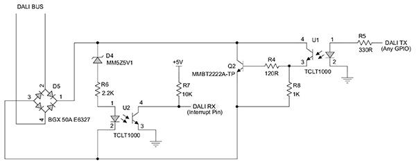 Imagen del diagrama de circuitos de comunicaciones aisladas