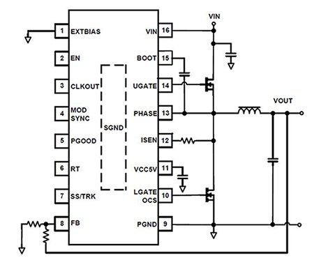 Diagram of Intersil ISL8117