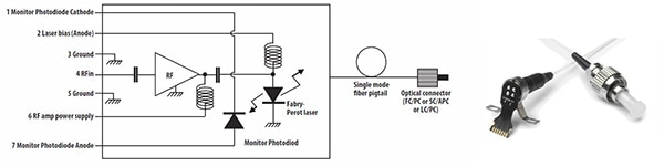 Image of AC-coupled RF self-biased 50-Ohm inputs