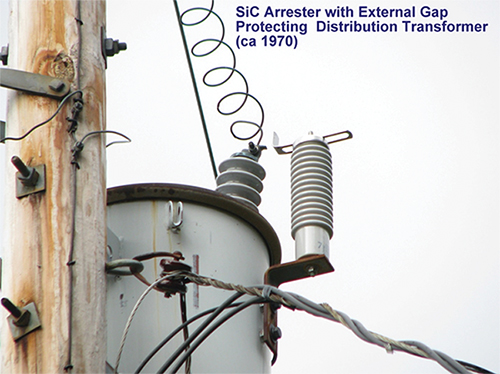 Image of SiC lightning arrester application