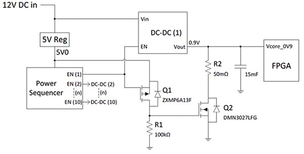 Image of active discharge circuit
