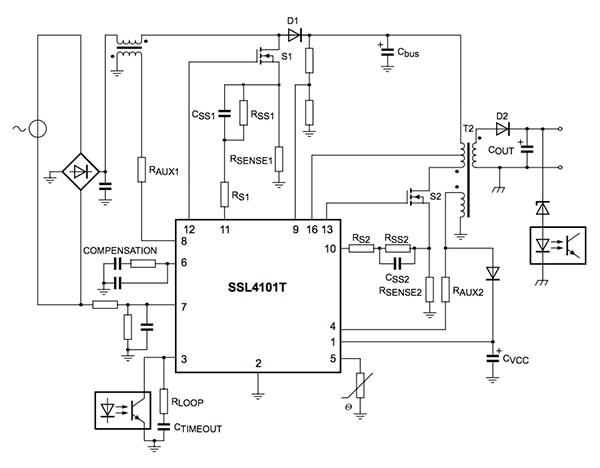 Block diagram of the NXP SSL4101