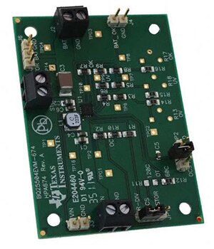 Image of Texas Instruments bq25504 evaluation board