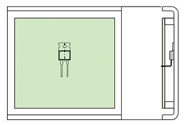 Diagram of typical installation of power resistor 