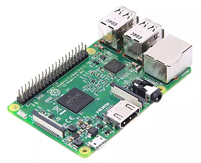 Raspberry Pi 3 板件新增 Wi-Fi 和 Bluetooth Smart 功能，並採用 1.2 GHz 四核心 ARM Cortx-A53 處理器。
