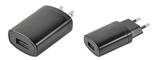 Image of CUI’s 5 W wall plug-in Level VI-compliant adapter