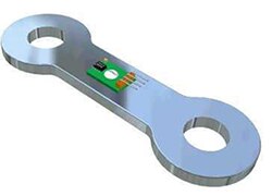 Image of Melexis MLX91205, pc-board, and heavy-duty trace or shunt element