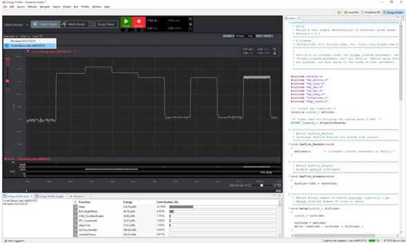 Silicon Labs Simplicity Studio 能量分析器图片