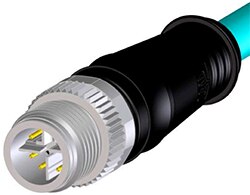 Image of 1203410303 Molex M12 CAT6A industrial Ethernet cable