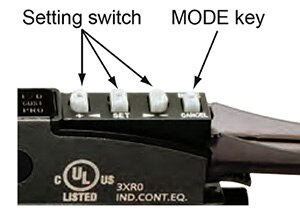 Image of control unit of the Panasonic FX-500