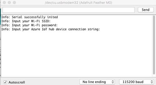 Image of entering Wi-Fi and device connection information