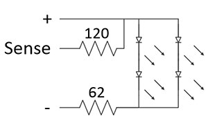 Image of microwave oven LED module schematic