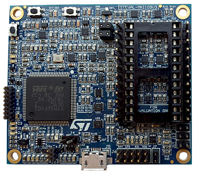 Image of STMicroelectronics’ MEMS motherboard platform – STEVAL-MKI109V3