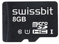 Image of Swissbit Class 10 microSDHC S-140u memory card
