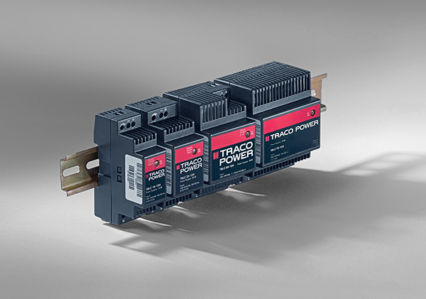 Image of TRACO Power TBLC series of 6 ~ 90 watt Din Rail power supplies