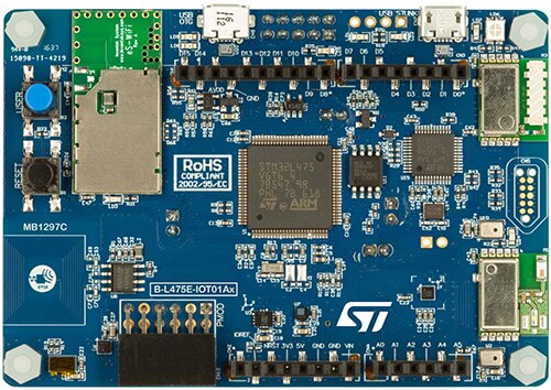 STMicroelectronics 的 STM32L475 物聯網節點探索套件圖片