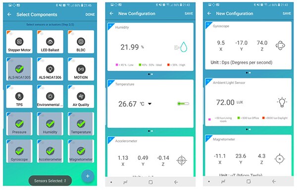 Image of ON Semiconductor RSL10 Sense and Control mobile app
