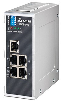Image of Delta Electronics DVS-005W01 industrial Ethernet switch