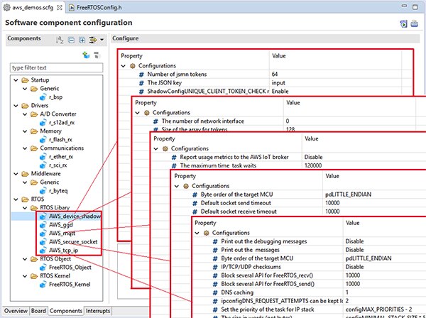 Renesas 的 Smart Configurator 图片（点击放大）