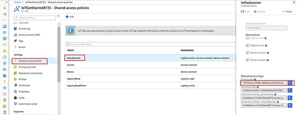 Azure 云服务以及传感器数据来自 Seeed Technology 的 AZ3166 IoT 开发套件的图片（点击放大）