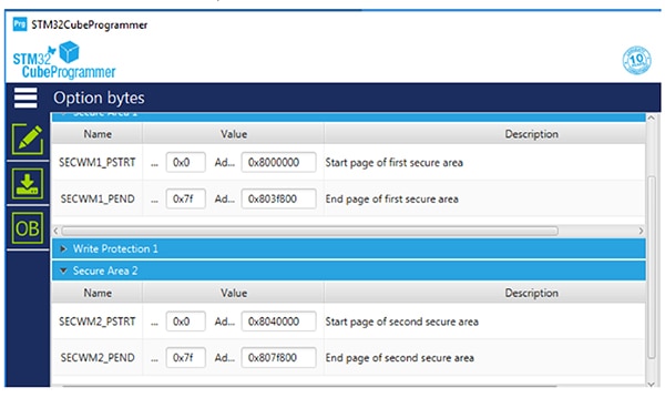 STMicroelectronics 的 STM32CubeProgrammer 图片