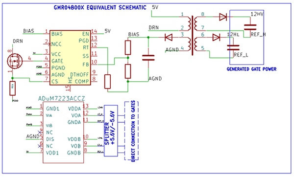 Image of Ganmar Technologies GMR04B00x internal schematic (click to enlarge)