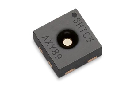 Image of Sensirion SHTC3-TR-10KS environmental monitoring device