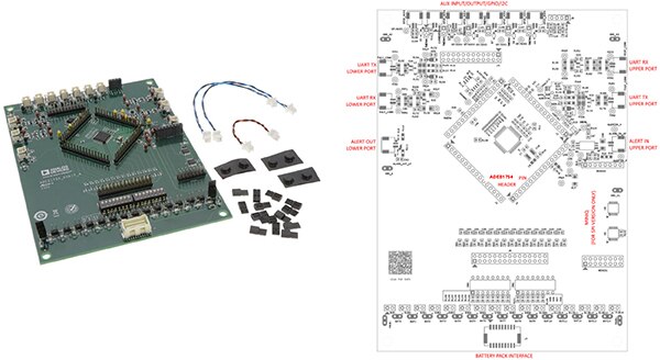 Image of Analog Devices ADES1754EVKIT# development kit (click to enlarge)