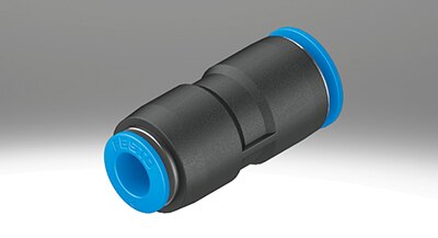 Image of Festo QS-6 straight push-in connector for PUN-H tubing