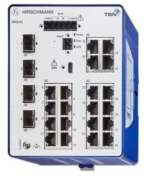 Image of Hirschmann Bobcat BRS40-20TX/4SFP-B managed industrial switch
