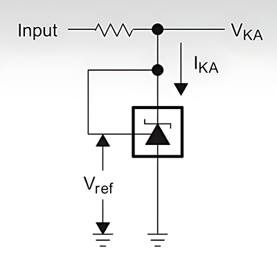TL431的简化原理图