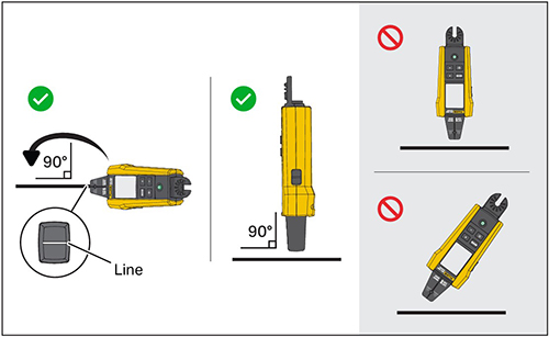 調整接收器方向以找出故障位置示意圖