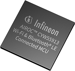 Image of Infineon AIROC CYW55913 connected MCU