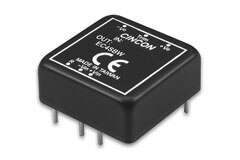 Image of Cincon EC4SBW 20 W, 4:1 Input DC/DC Converters in Compact 1" x 1" Shielded Metal Case   