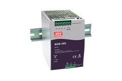 Image of MEAN WELL WDR-480 Series 480 W Ultra-Wide-Input Industrial DIN Rail Power Supplies   