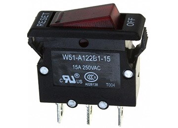 Image of TE Connectivity's W51 Series Circuit Breaker