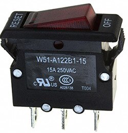 Image of TE Connectivity's W51 Series Circuit Breaker