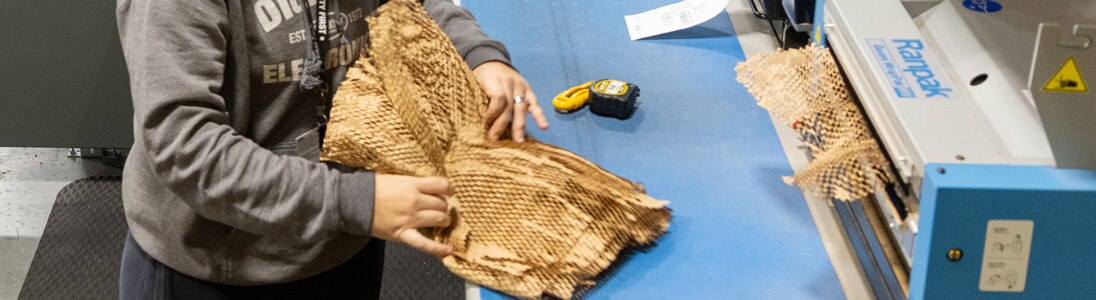 Person packaging using Geami paper